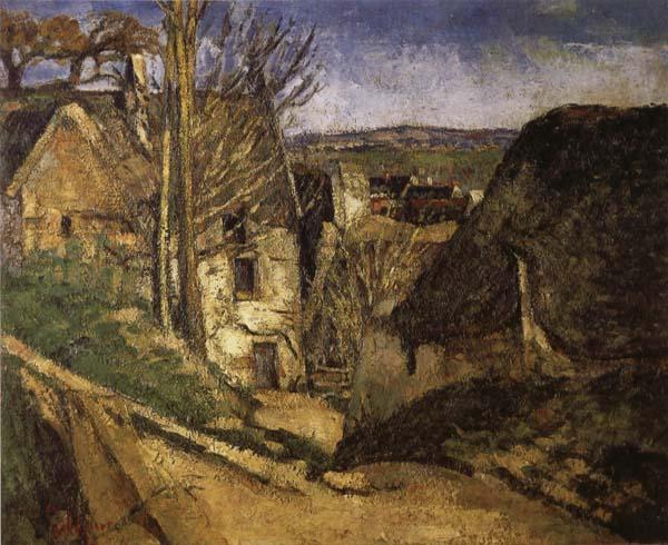 Paul Cezanne The House of the Hanged Man at Auvers oil painting picture